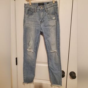 Lucky Brand high rise crop bridgette, size 0/25